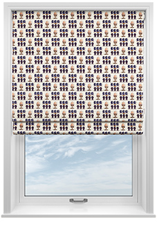 Kings Breakfast, Eggs Prince - Twist&Fit Roman Blind